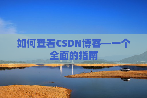 如何查看CSDN博客—一个全面的指南